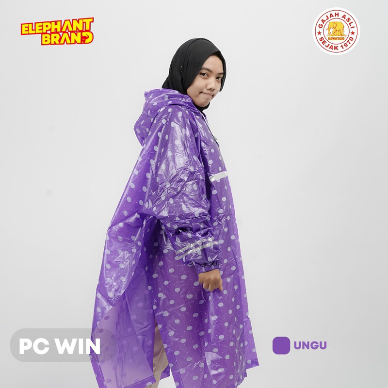 jas hujan ponco lengan elephant brand win / jas hujan kelelawar murah / grosir mantrol murah