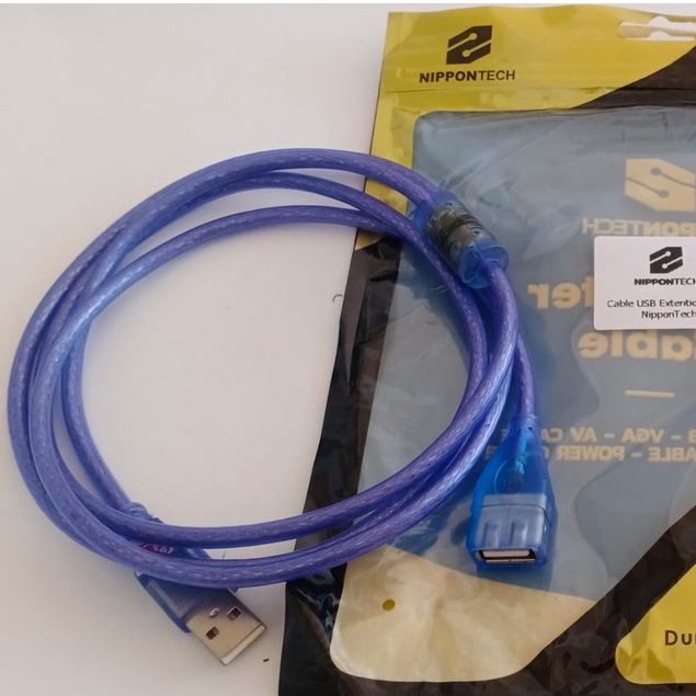 Kabel USB Perpanjangan 1.5 Meter / Kabel USB Extention  1.5 Meter Nippontech