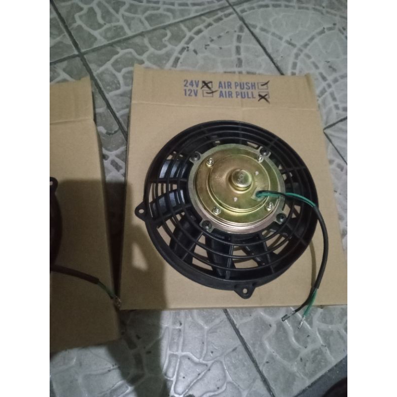 Kipas extra fan radiator 8 inci dc 12v,kipas fan ac mobil