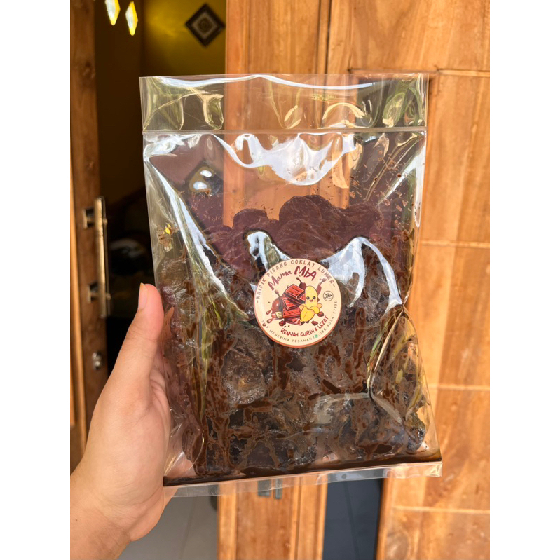 

kripik pisang coklat lumer 200gram | mama_mia