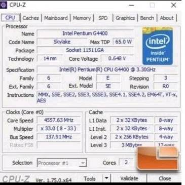 PROCESSOR INTEL G 4400.GEN 6.SONGKET 1151.MANTAP