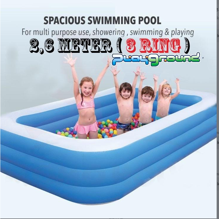 [ LIVE ] Playground 5406-3 Kolam Renang Anak / Kolam Anak Kolam Renang Anak 3 RING Kolam Jumbo Berku