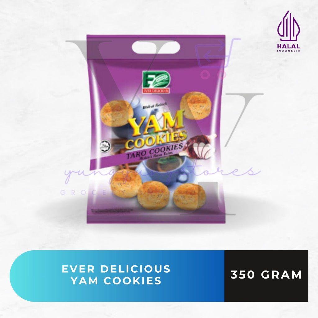 

Ever Delicious Yam / Taro Coookies / Biskuit Keladi 350 gram