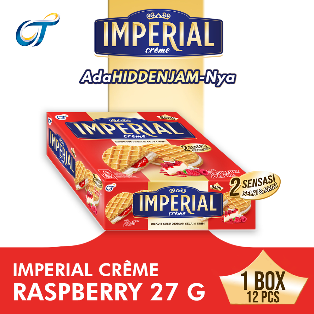 

IMPERIAL CREME Raspberry 27GR - [1 Box Isi 12 Pcs]