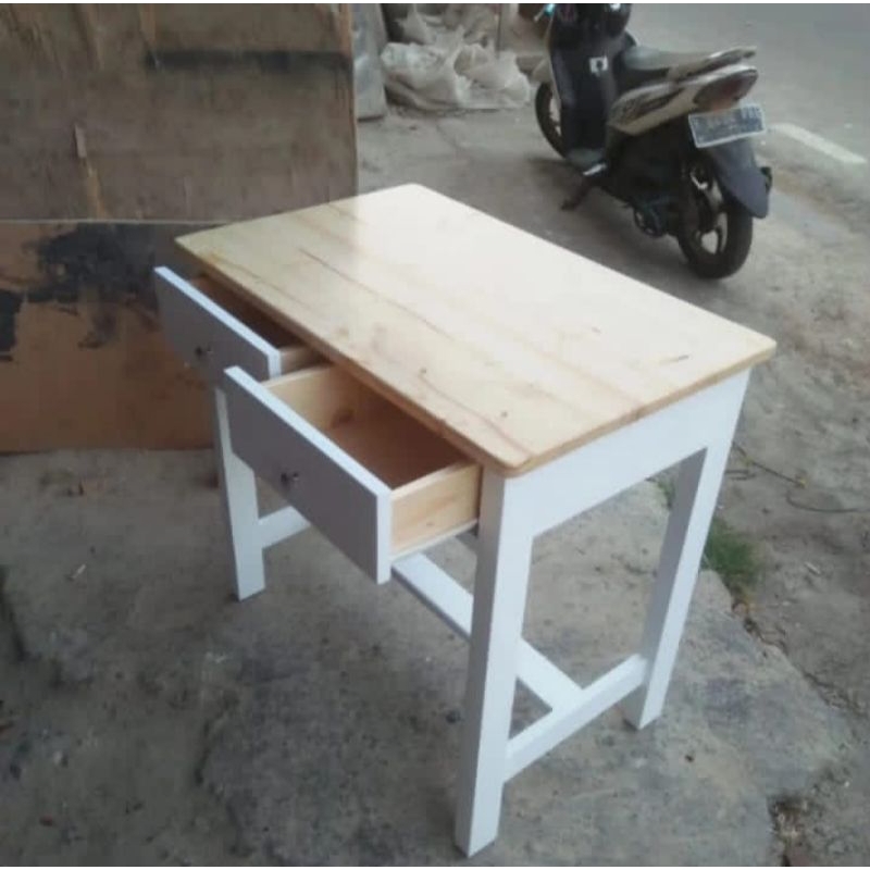 meja kerja ukuran 80x50x75