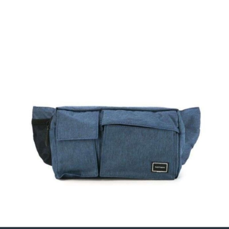 Hush Puppies Waist Bag 217 Tas Slempang Pria Navy