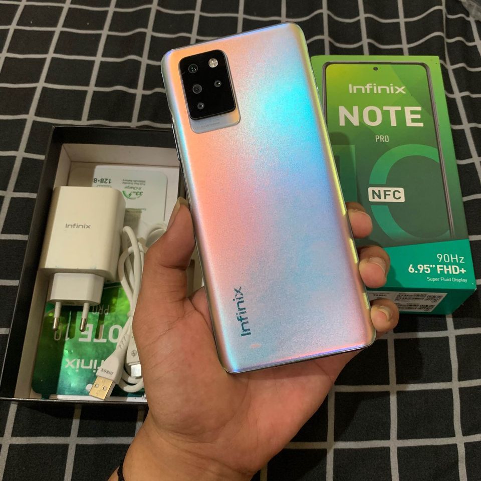 Infinix Note 10 Pro 8/128GB NFC SECOND FULLSET