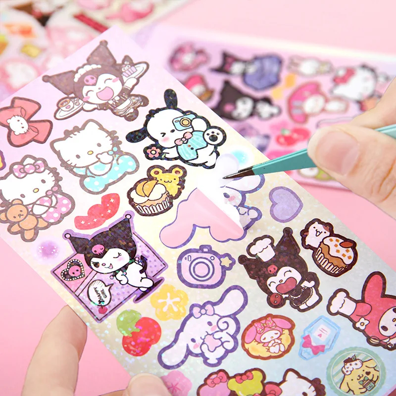 

Stiker SANRIO Glitter Random | Stiker Case Hp / Diy Dekorasi Keychain | Sticker Deco | Kawaii | ovdstationeryshop