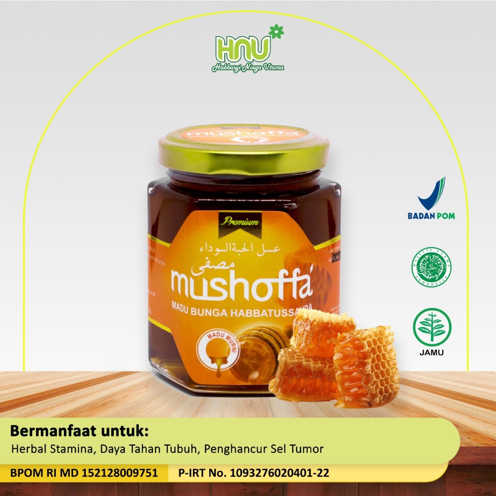 

Madu Habbatussauda Mushoffa 250 Gram