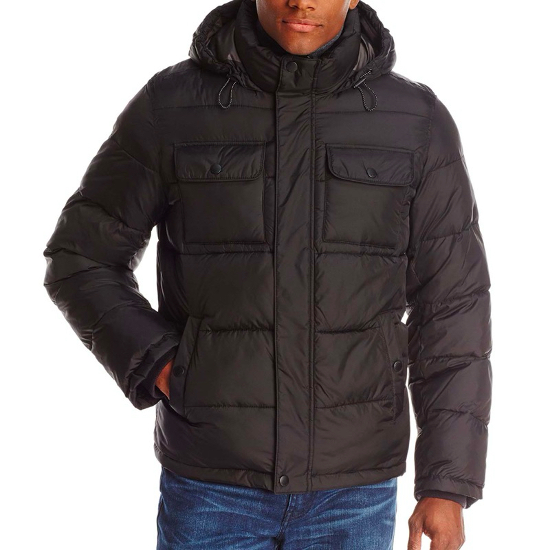 JACKET PRIA TOMMY HILFIGER DACKDOWN POCKET HOODED BLACK ORIGINAL AUTHENTIC