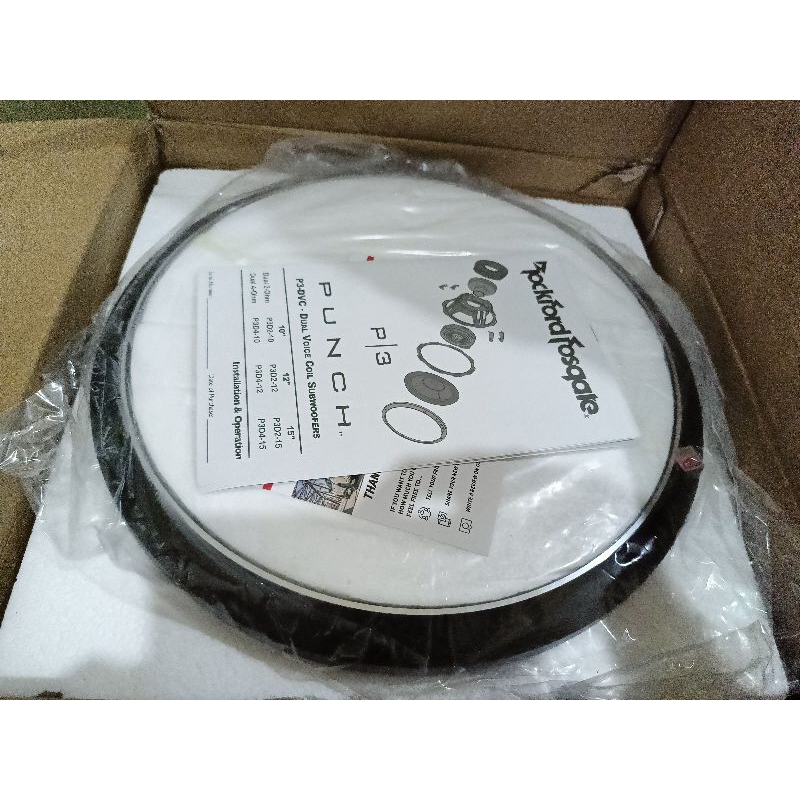 Subwoofer rockford p3 12 inc triple magnet