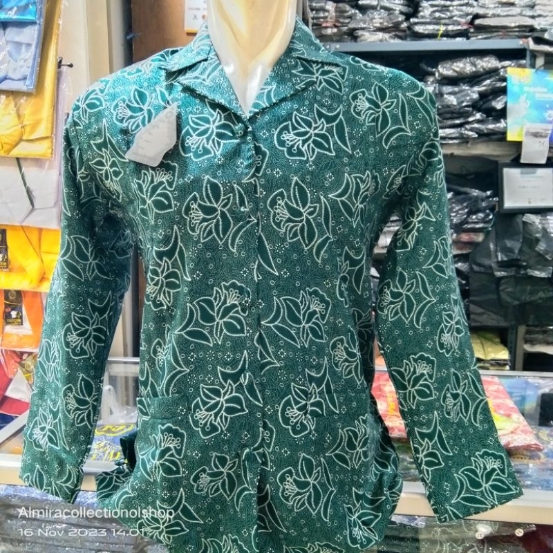 SERAGAM BATIK PKK ATASAN BAJU BATIK PKK pakai lapisan puring