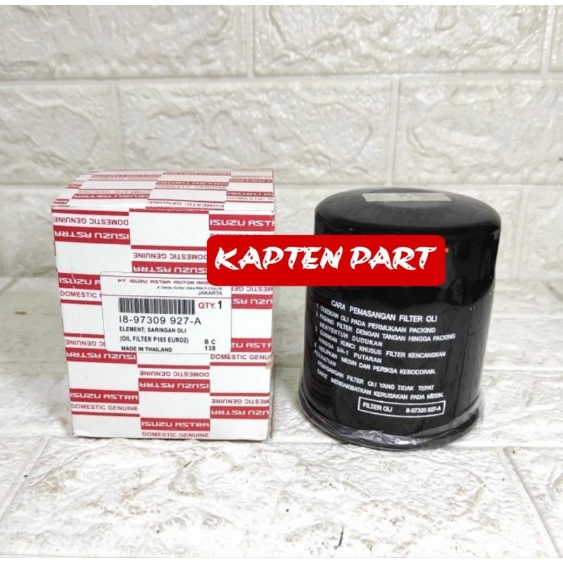 FILTER OLI SARINGAN OLI FILTER ISUZU PANTHER 2.5 TURBO TOURING EURO 2 TRAGA DMAX