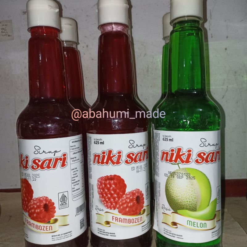 

Sirup Niki Sari 625ml Sirup Sup Buah
