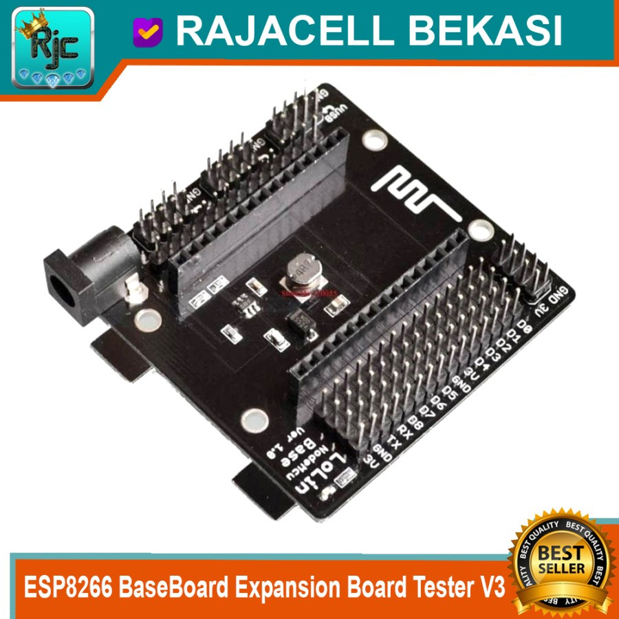 Baseboard / Expansion Board for ESP8266 Lolin Nodemcu V.3 *tidak termasuk Board ESP8266 Nodemcu