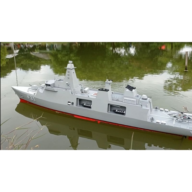 miniatur kapal Rc Frigate arrowhead scale 1:90