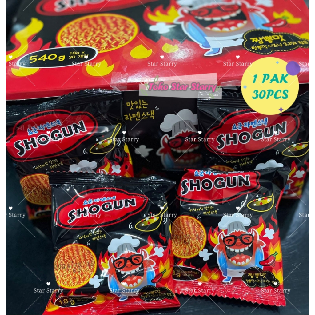 

[NEW] LIMITED STOCK TERBATAS Kacang Shogun Isi 30Pcs Shogun Jjamppong mie shogun korea rasa baru Seafood Pedas / shogun mie kaaro korea / MIE KAARO SPICY / MIE KREMES SHOGUN Snack Viral