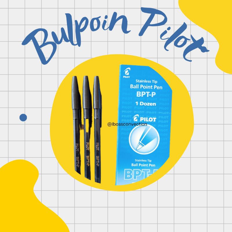 

Bulpoint Anak Sekolah, Bulpoint Satuan Eceran, Bulpoin Pilot Stainless Tip
