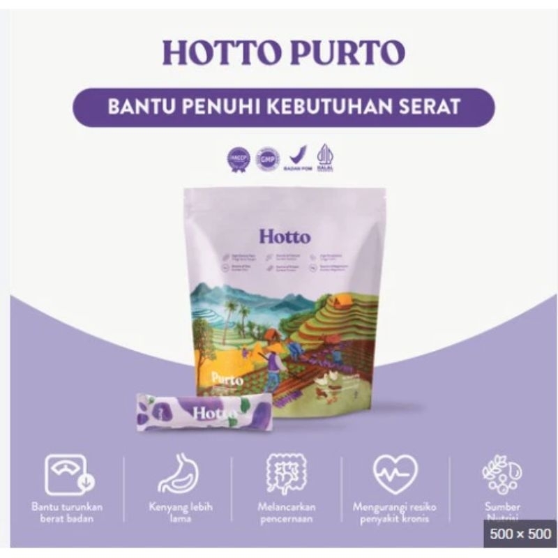

[PROMO]HOTTO PURTO 1 POUCH ISI 16 SACHET BPOM HALAL MULTIGRAIN