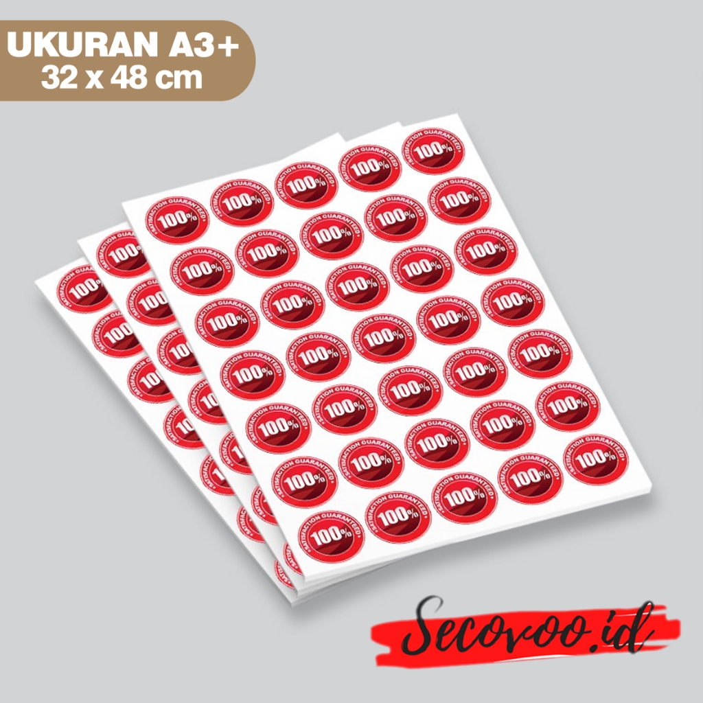 

Cetak Stiker Label Kemasan Lembaran A3+