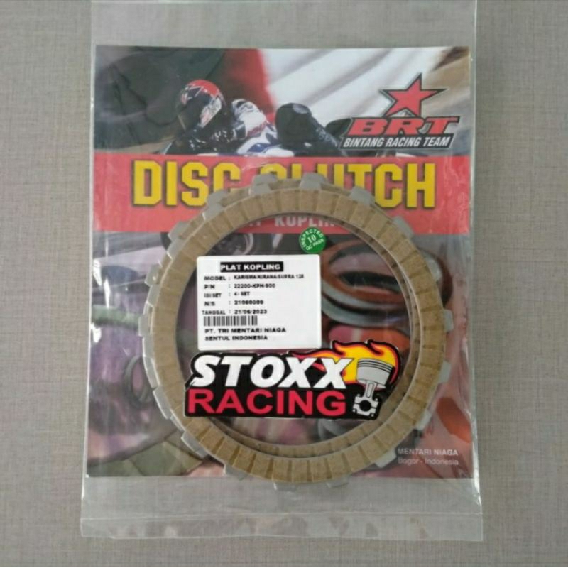 KAMPAS KOPLING BRT KHARISMA SUPRA 125 KARBU kain klos