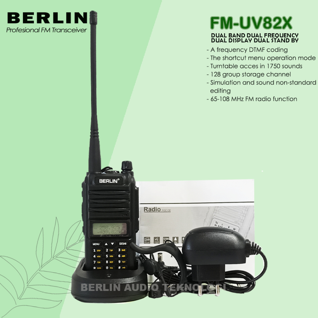 Handie Talkie HT Berlin FM UV82X Original | Walkie Talkie