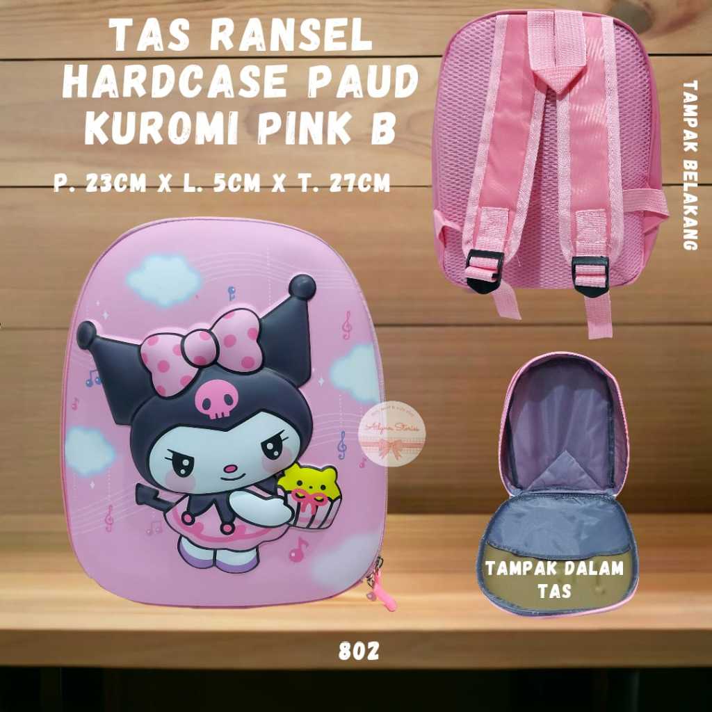 Tas Ransel Sekolah Anak Perempuan ukuran PAUD TK Kecil