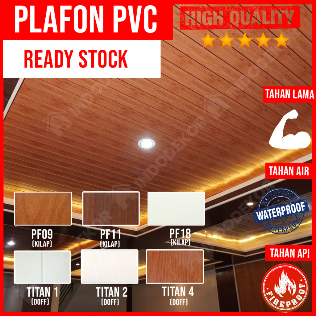 Plafon PVC 4 Meter / Plafond PVC