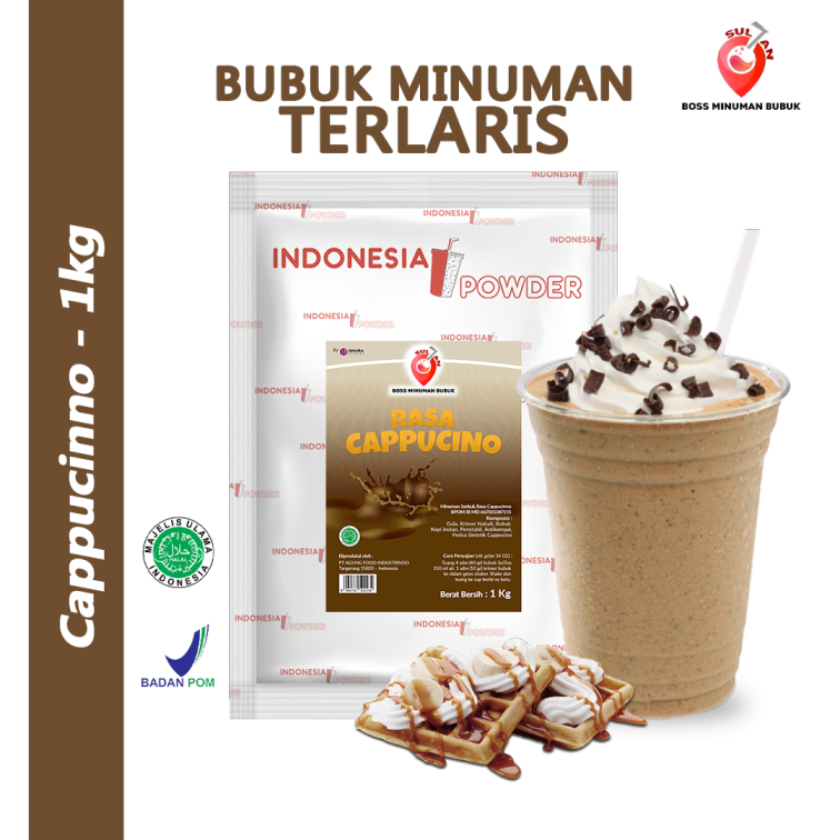 

SULTAN Bubuk Minuman Mix Rasa Cappuccino / Cappucino Instant Powder Drink 1 Kg Omura Powder