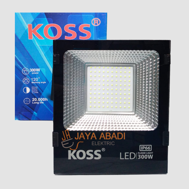 Lampu sorot led 300 watt lampu sorot tembak led 300 w koss outdoor