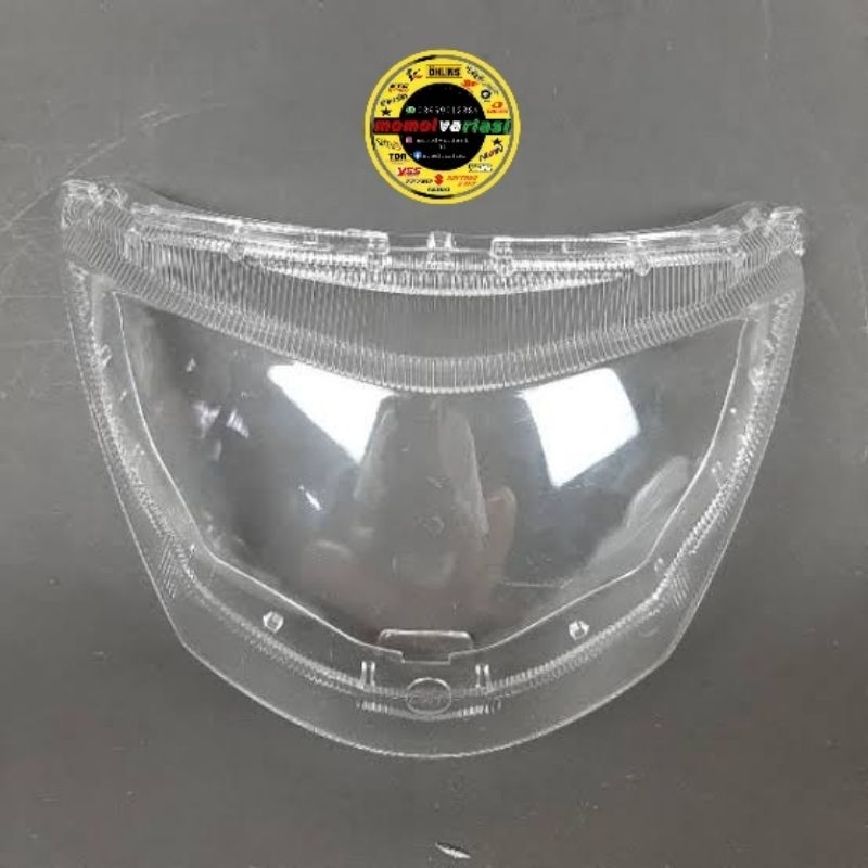 mika kaca lampu depan mio j