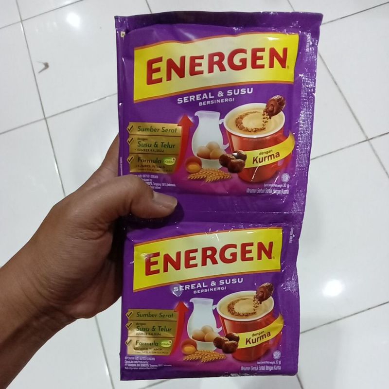 

Mahbubah - Energen 30 g @ 10 pcs Sereal Rasa Kurma Sachet