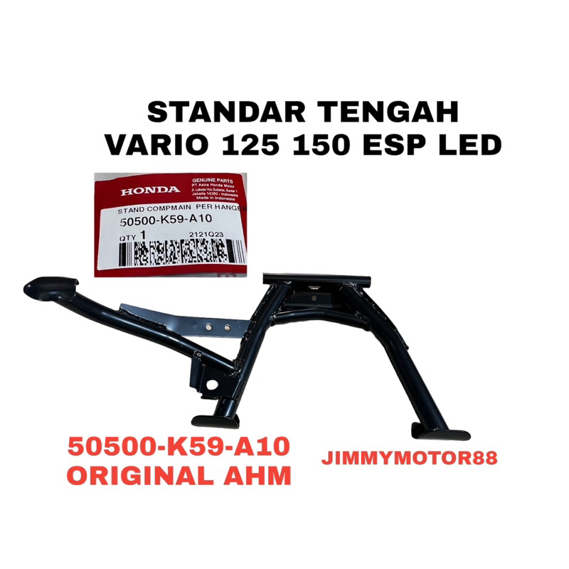 STANDAR CAGAK TENGAH DUA VARIO 125 150 ESP LED ORIGINAL AHM 50500-K59-A10 / 5050B-K59-A10