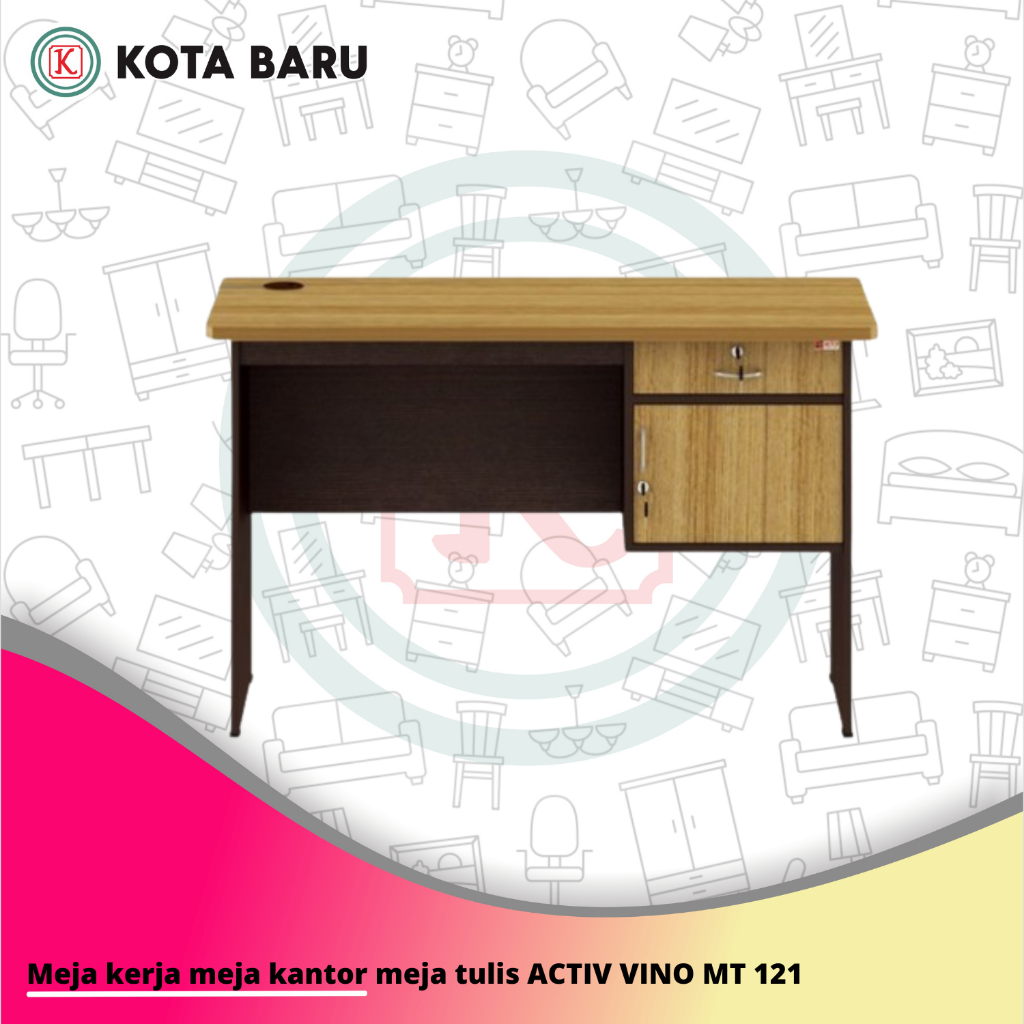 Meja kerja meja kantor meja tulis ACTIV VINO MT 121