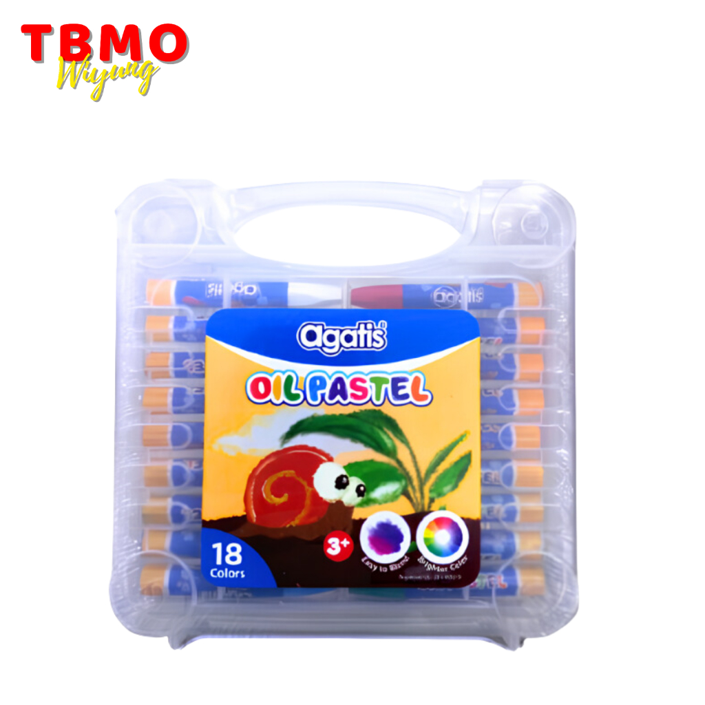 

Crayon Oil Pastel Agatis Eco 18 Warna Hexagonal Shape