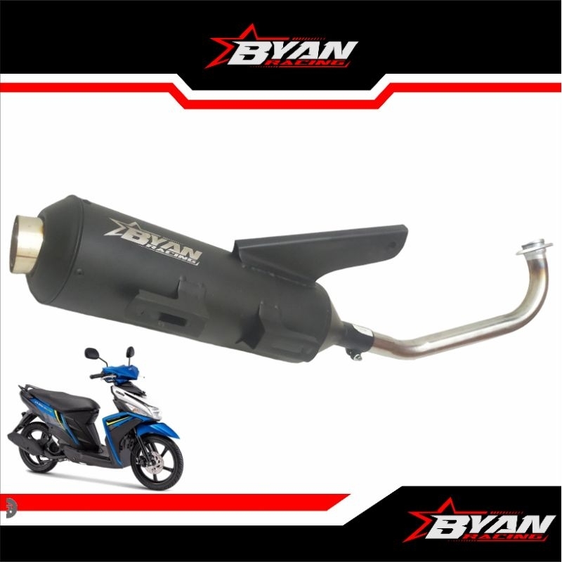 Knalpot MIO M3 BYAN Copy Cms Standar Racing