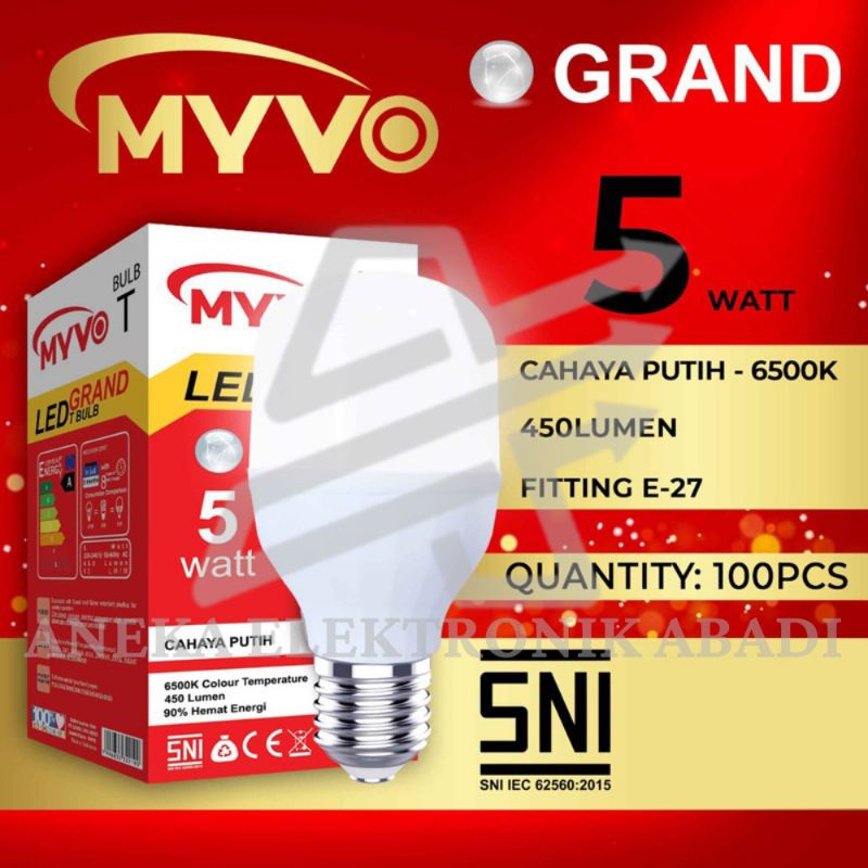 Lampu LED Myvo Grand Bulb-T 5w/10w/15w/20w/30w/45w