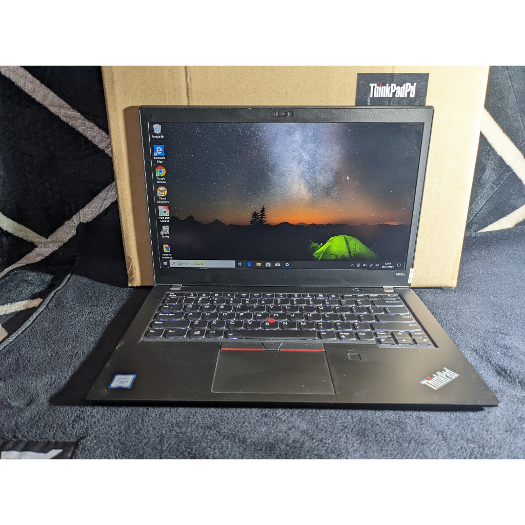 Laptop Lenovo Thinkpad T480s Core i5 8350u Touch backlight SSD murah