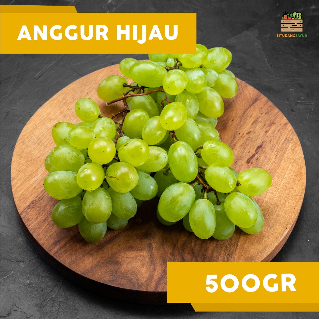 

Buah Anggur Hijau | 500gr (Kota Bandung & Sekitar)