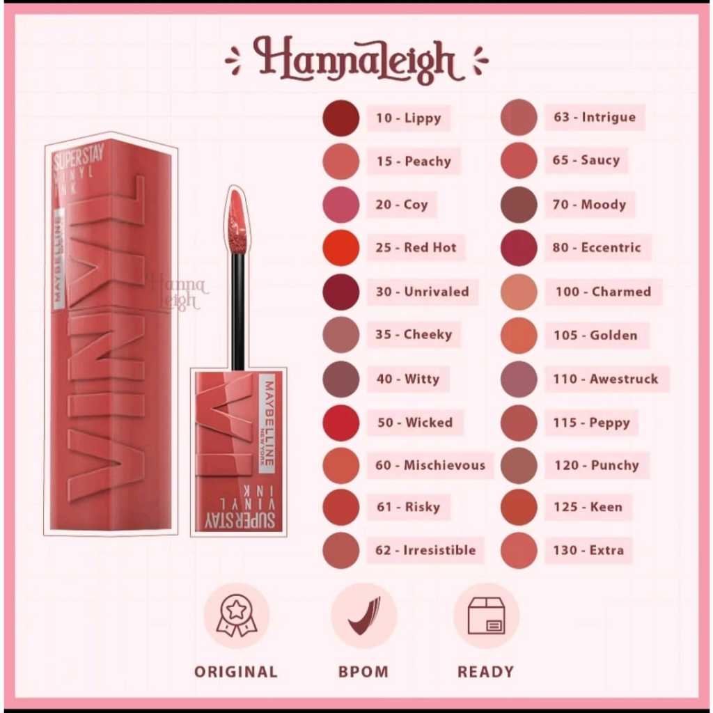 MAYBELLINE VINYL-MAYBELLINE-LIP CREAM-LIPSTIK