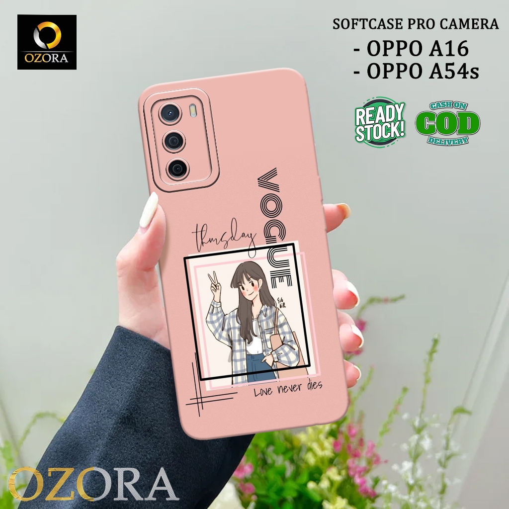 OZORA - Softcase Hp Oppo A16 / A54s Terbaru - Fashion Case AESTHETIC - Case Hp Oppo A16 / A54s - Cas
