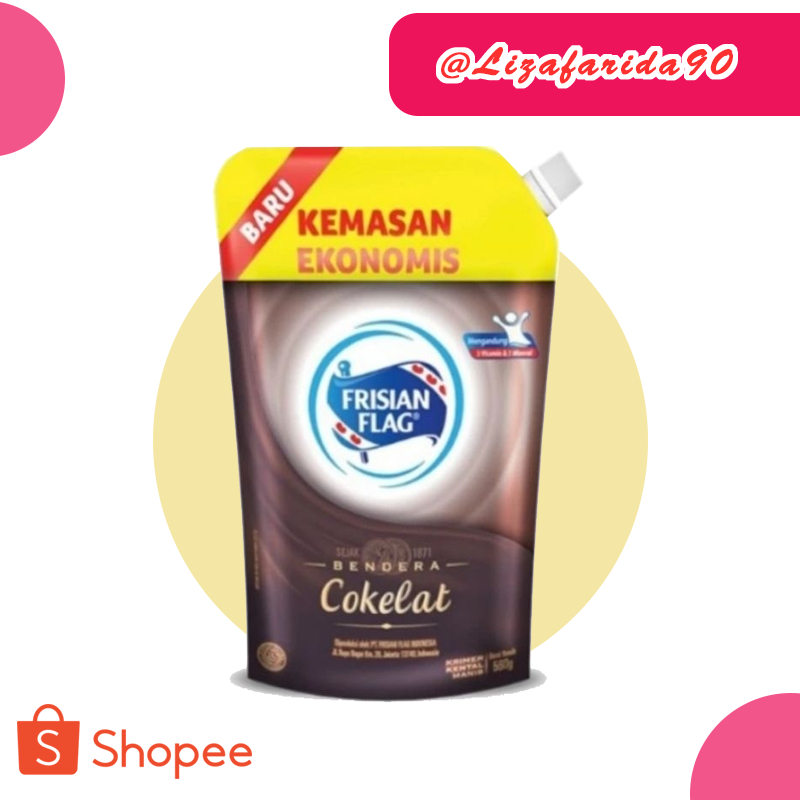 

Frisian flag kemasan pouch 545g Coklat