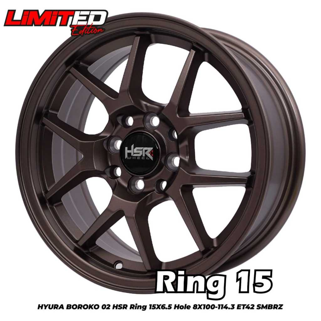Velg mobil ring 15 Hsr Hyura Velg mobil confero,futura,agya,calya