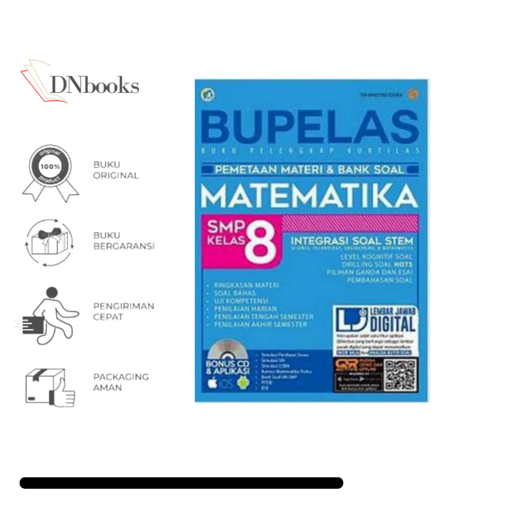 BUKU PELAJARAN SMP - BUPELAS PEMETAAN MATERI & BANK SOAL MATEMATIKA SMP KELAS 8