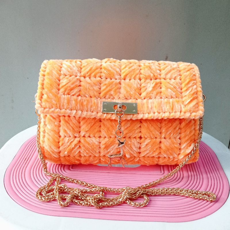 Tas Rajut Kanvas Plastik