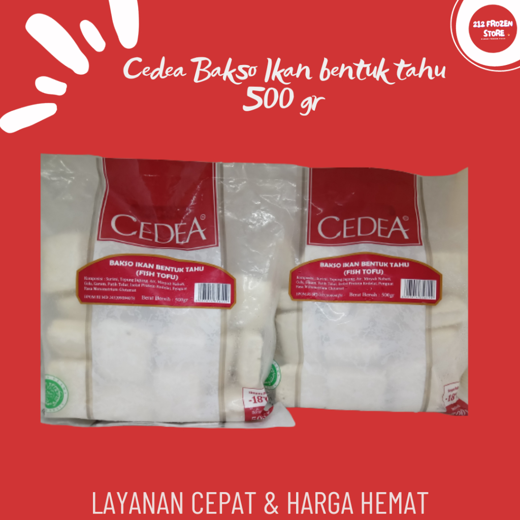 

Cedea Bakso Ikan Bentuk Tahu 500 gr