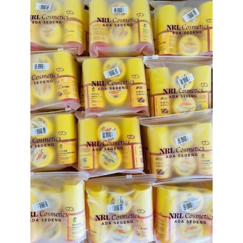 NRL KOSMETIK CREAM GLOWING PAKET EKONOMIS 100 % ORI & BPOM