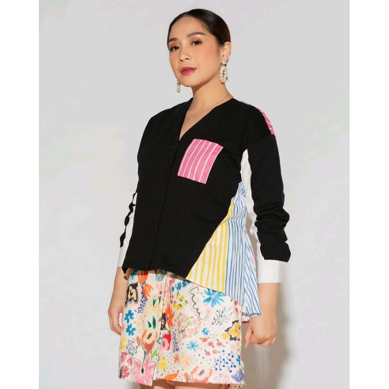 Cottonink x Nagita Slavina Rainbow Striped Cabrera