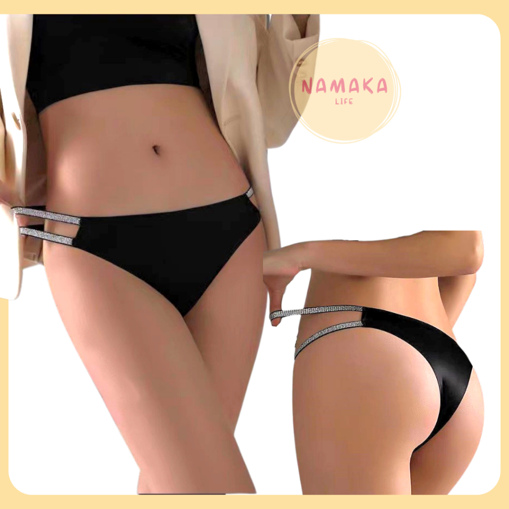 [NL] CD BRIEF SEXY WANITA KOLOR KATOK TRACELESS ICESILK DINGIN LEMBUT CEWE CWE REMAJA DEWASA SEXY HO