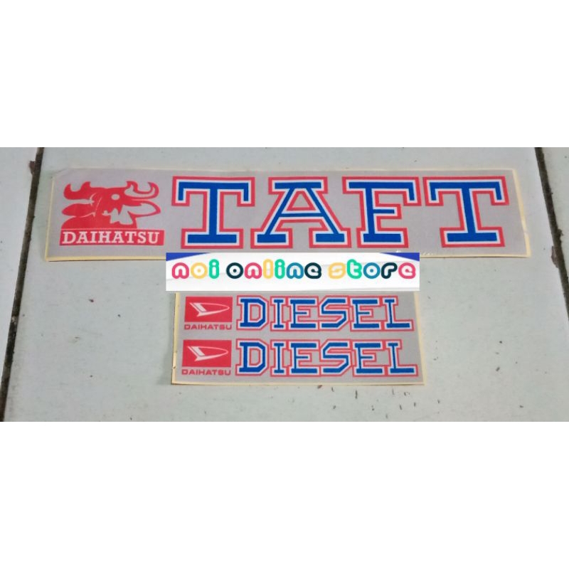 Sticker Daihatsu Taft kebo/diesel
